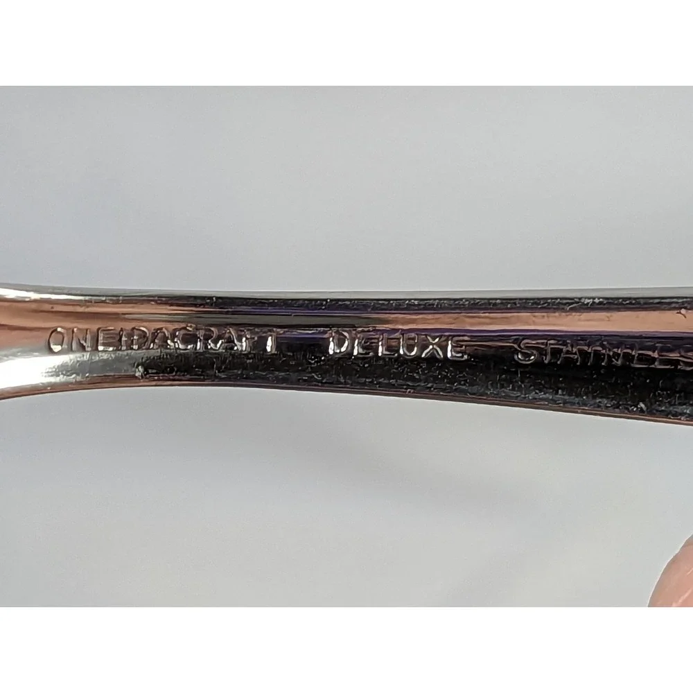 Oneida Lasting Rose 2 Tablespoons 1 Soup Spoon‎ Stainless Flatware Oneidacraft